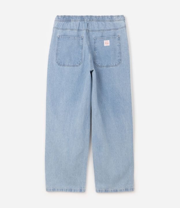 Pantalón Jean Baggy Relaxed con Cintura Elástica 5