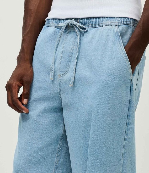 Pantalón Jean Baggy Relaxed con Cintura Elástica 3