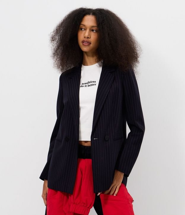 Blazer Raya de Tiza en Punto Roma