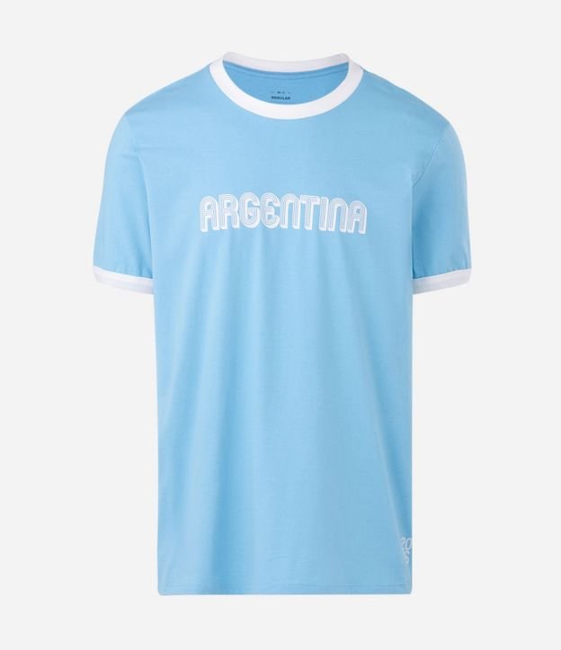 Remera con Tecnologia Dry y Estampa de Argentina 5