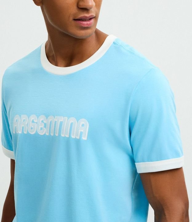Remera con Tecnologia Dry y Estampa de Argentina 3