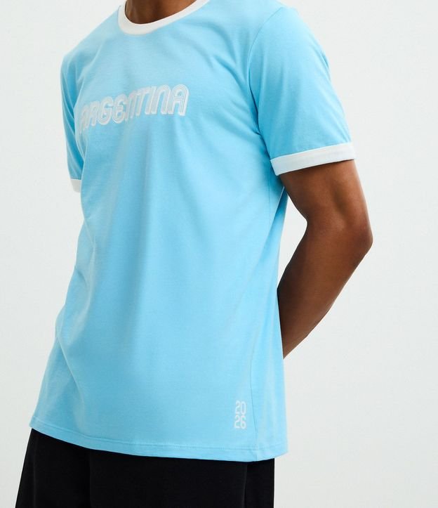 Remera con Tecnologia Dry y Estampa de Argentina 4