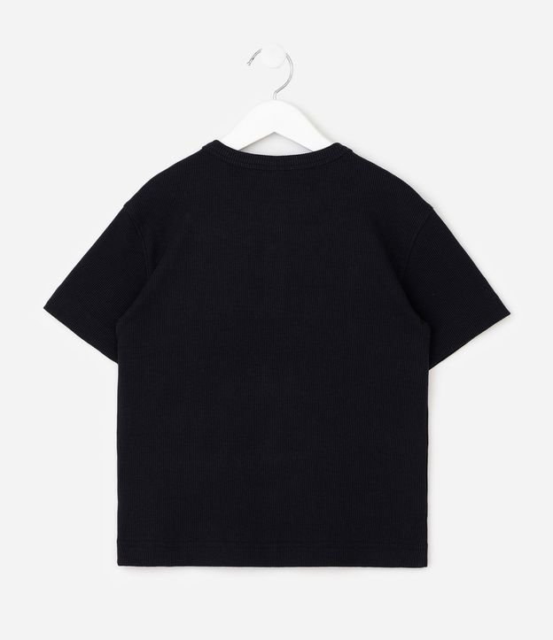 Remera Regular Infantil en Algodón con Cuello Henley – Talle 5 a 14 años 3