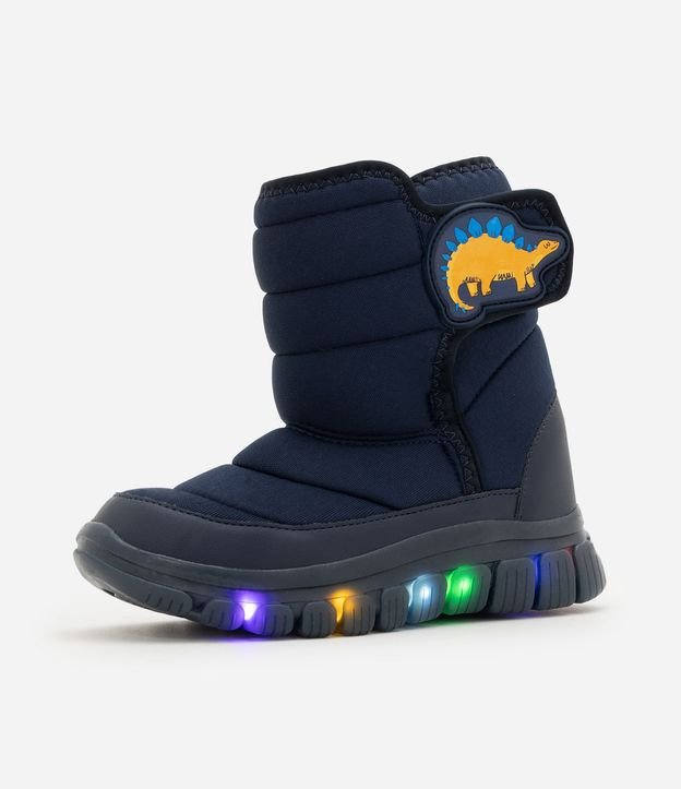 Bota Infantil Dinosaurio con Pelito y Suela LED – Talle 20 a 27