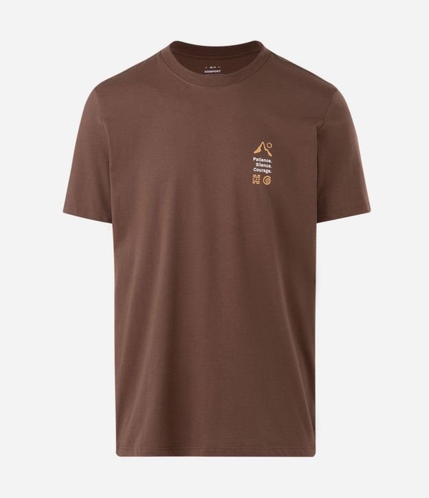 Remera Comfort en Algodón Estampa de Montaña