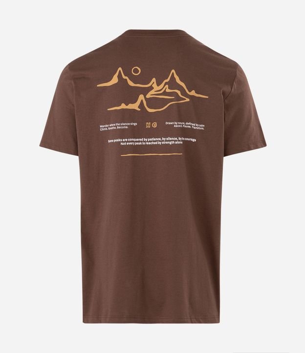 Remera Comfort en Algodón Estampa de Montaña 6