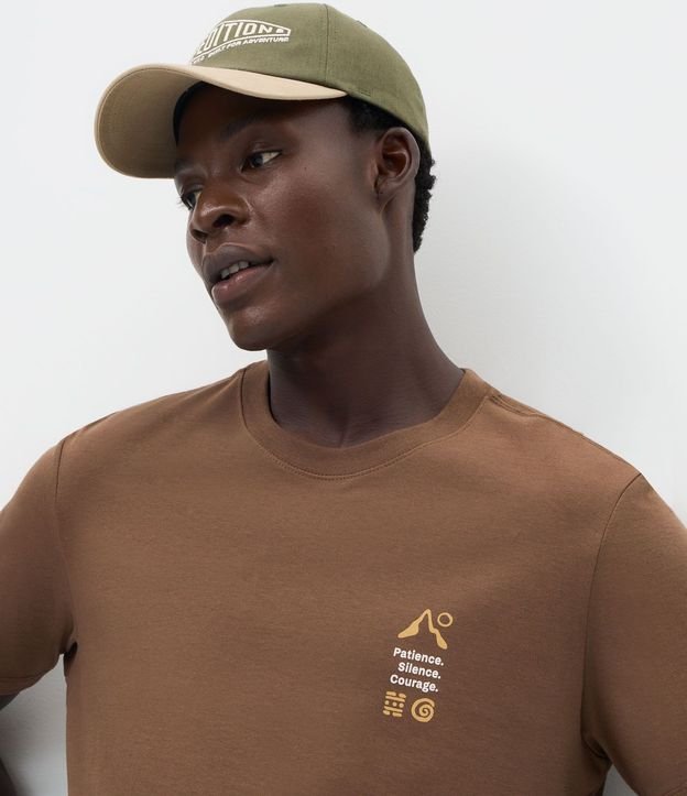Remera Comfort en Algodón Estampa de Montaña 3