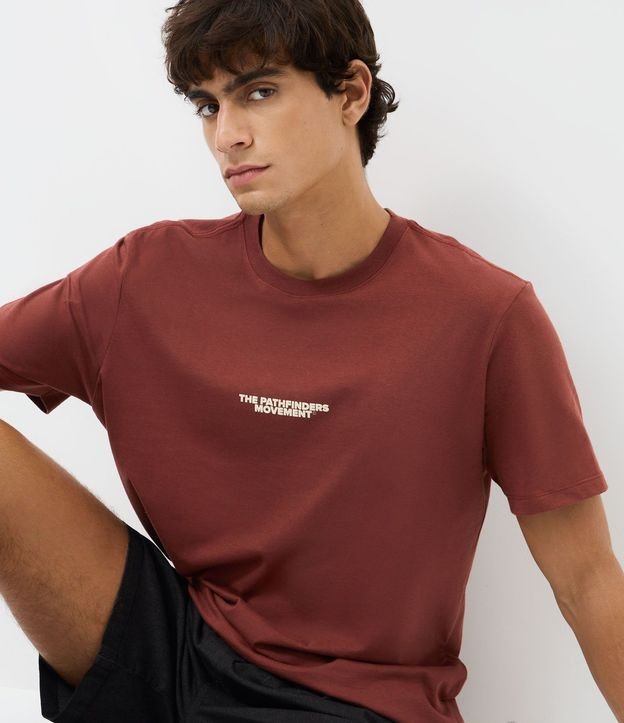 Remera Comfort en Algodón con Lettering