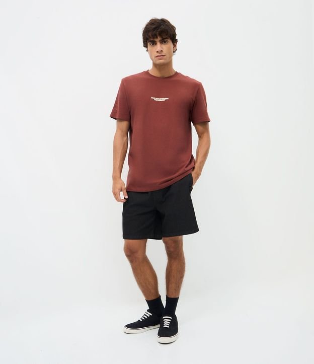 Remera Comfort en Algodón con Lettering 2