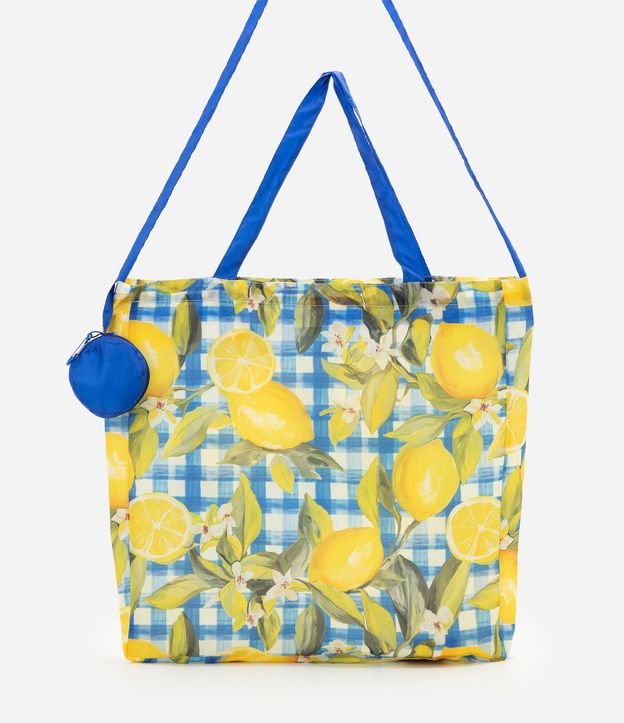Bolsa Plegable con Estampa de Frutas 3