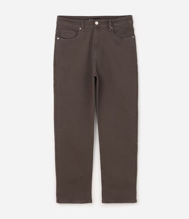 Pantalón Recto Vintage en Sarga 5
