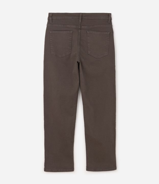 Pantalón Recto Vintage en Sarga 6