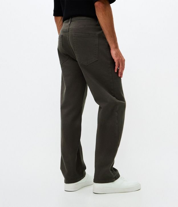 Pantalón Recto Vintage en Sarga 3