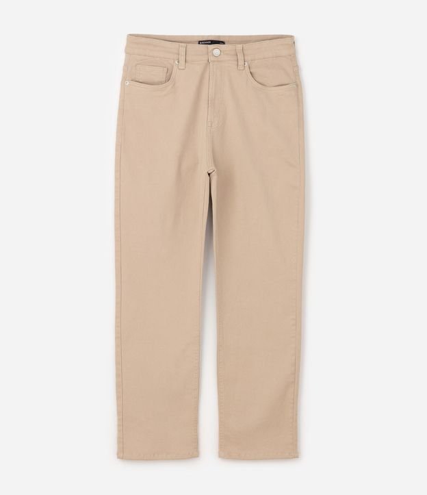 Pantalón Recto Vintage en Sarga 5