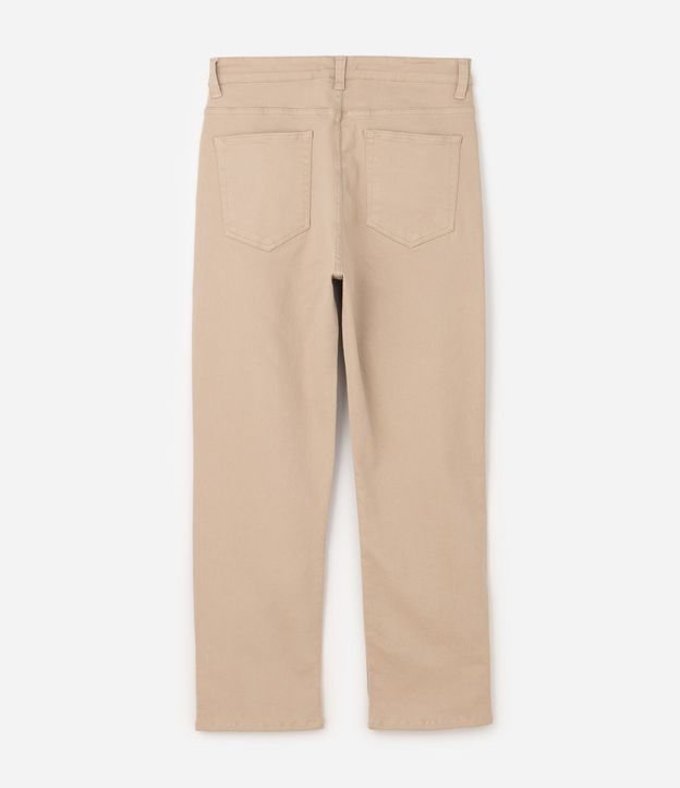 Pantalón Recto Vintage en Sarga 6