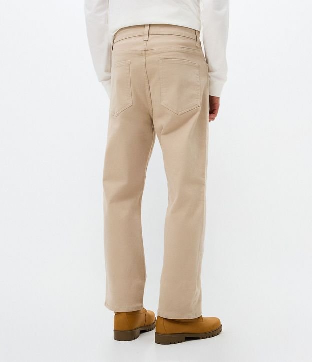 Pantalón Recto Vintage en Sarga 3