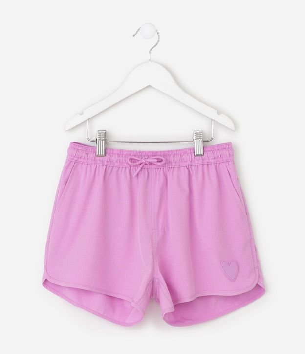 Short Runner en Microfibra con Babados na bajo Infantil - Talle 5 a 16 años 2