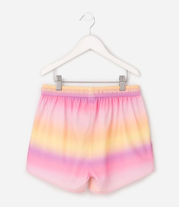 Short Infantil en Microfibra con Estampa Efecto Degradé - Talle 5 A 16 años 3