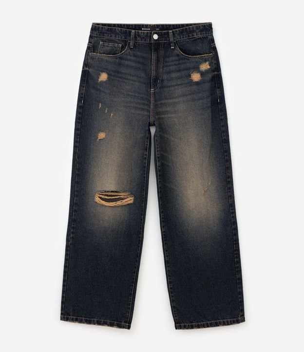 Pantalón de Jean Super Baggy con Rasgos 5