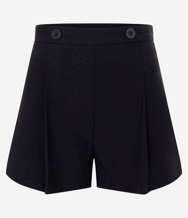 Short en Bengalina con Botones en la Cintura 5