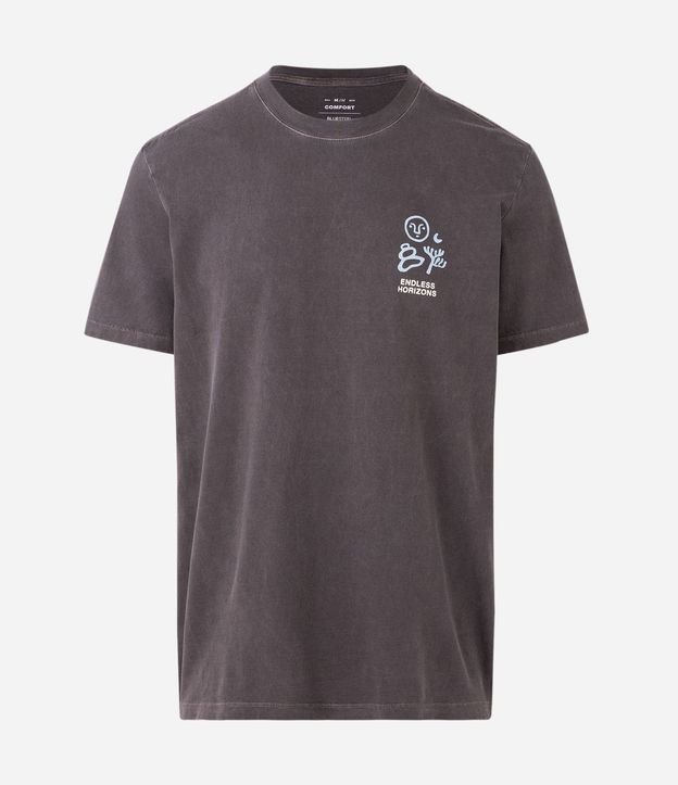 Remera Masculina Comfort en Algodón con Estampas Étnicas 5