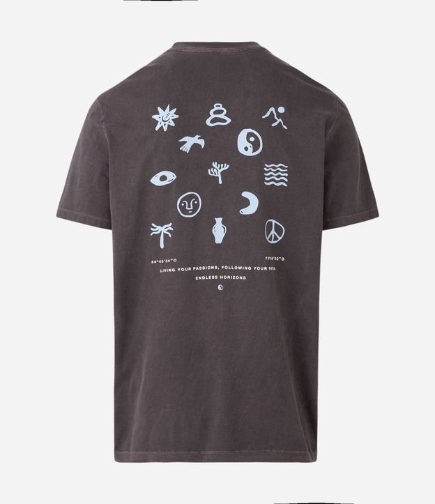 Remera Masculina Comfort en Algodón con Estampas Étnicas 7