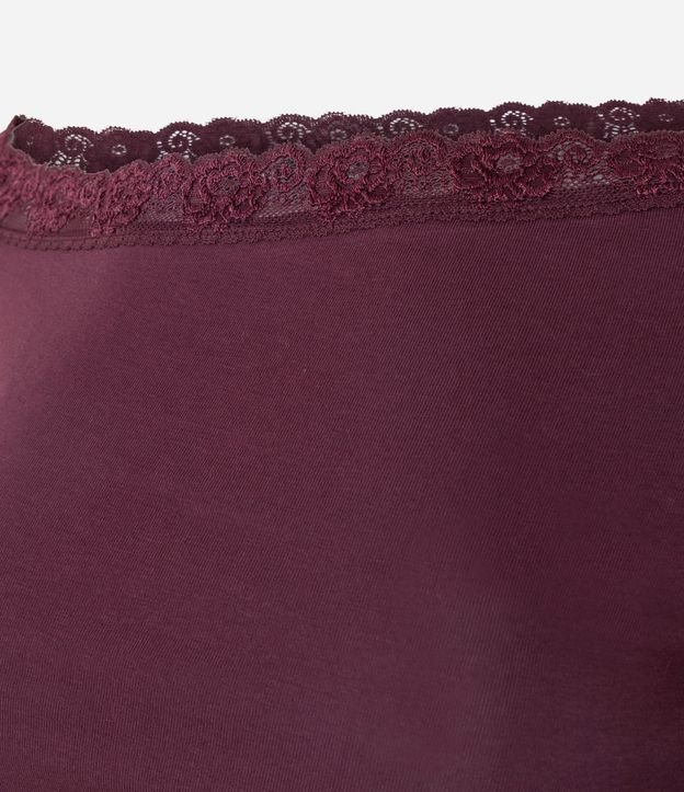 Blusa en Algodón con Escote y Ruedo de Encajes 7