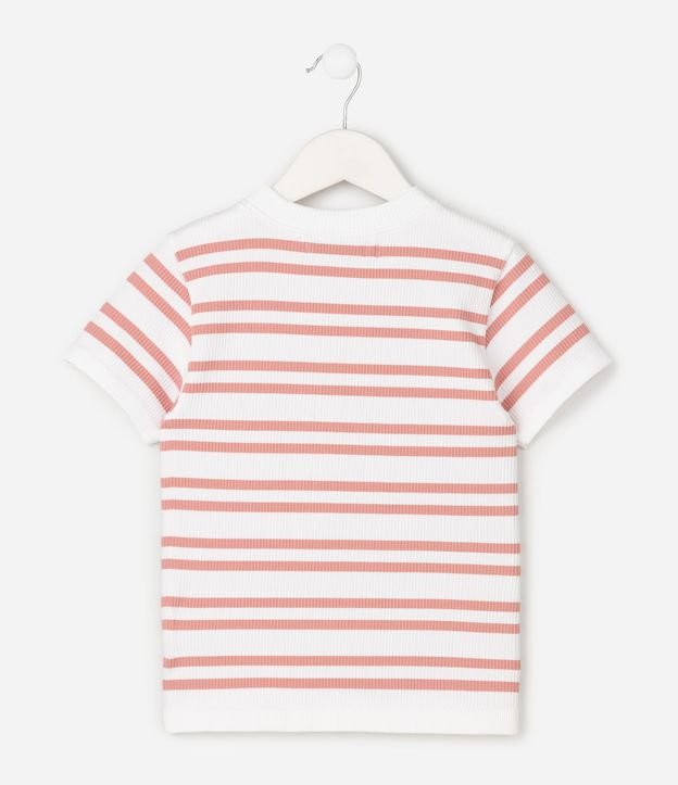 Remera Infantil en Poliamida con Estampado Rayada - Talle 5 A 14 años 3
