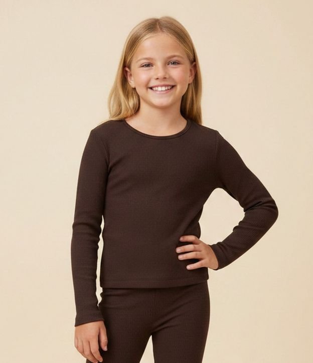 Remera en Poliamida Sin Costura Infantil - Talle 5 a 16 años 1