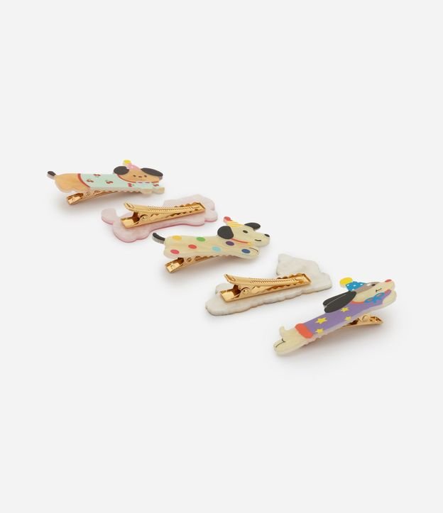 Kit 05 Pinzas Infantil con Formato Cachorros y Gatos – Talle U 2