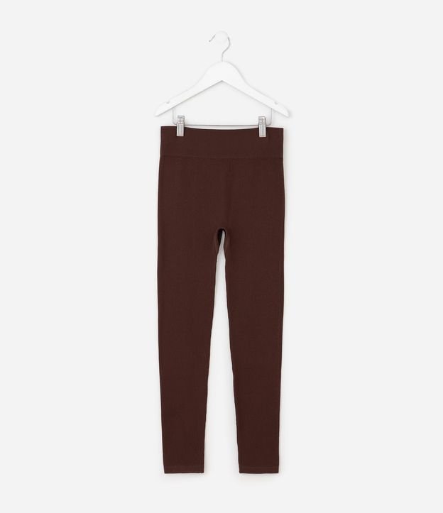 Pantalón Legging sin Costura en Poliamida con Cintura Ancha - Talle 5 a 14 años 4