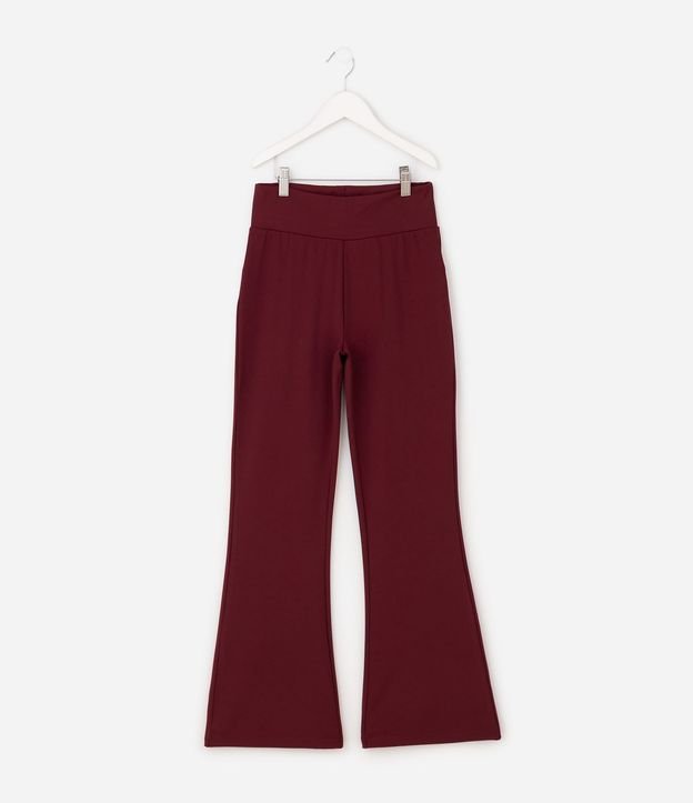 Pantalón Flare Deportiva con Cintura Ancha Infantil - Talle 7 a 16 años 2
