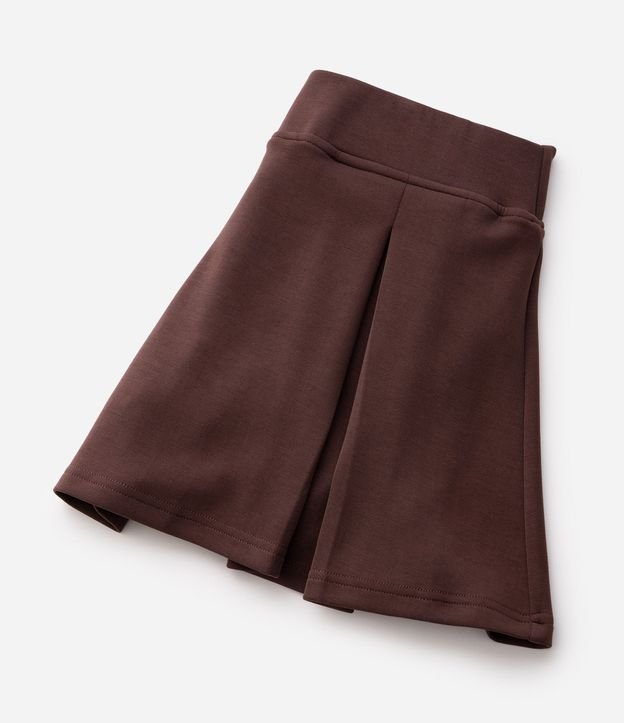 Pollera con Pliegues y Toque Suave Infantil - Talle 7 a 16 años 5