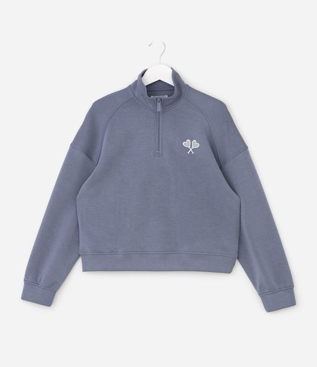 Campera Algodón Infantil en Modal Bordado - Talle 7 -a 16 años 7
