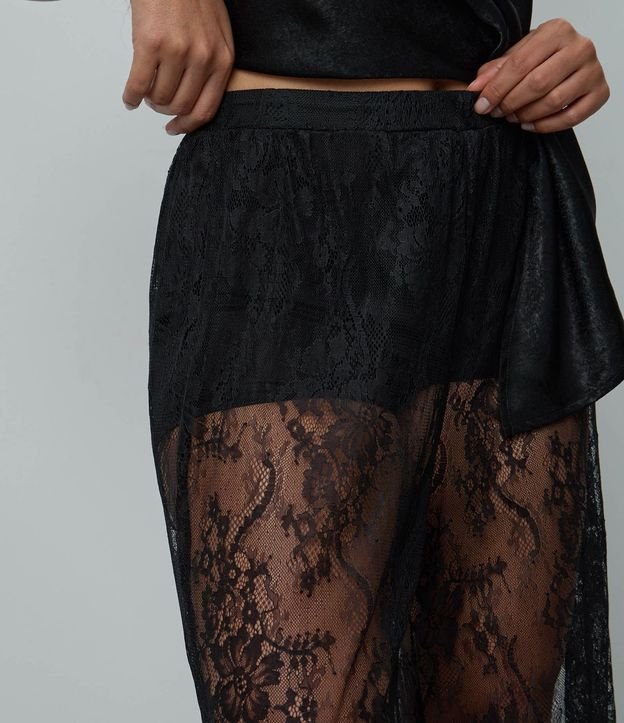 Pantalón Aladin en Encaje con Cintura Elástica 4