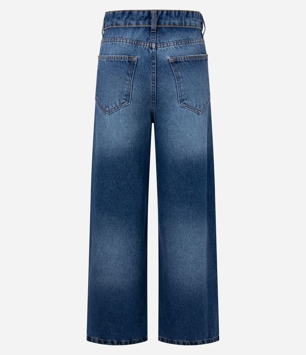 Pantalón Wide Leg en Jeans con Cintura Virado 2