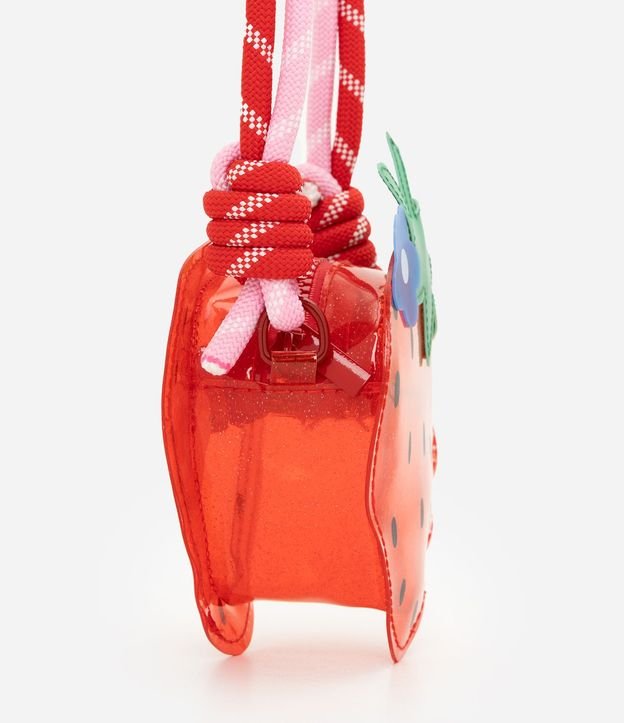 Cartera Transversal Infantil con Formato de Frutilla - Talle U 2