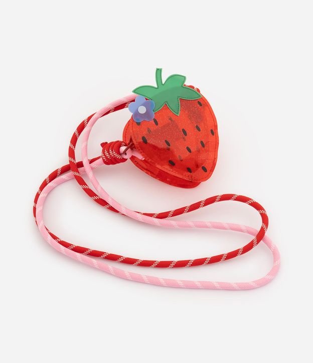 Cartera Transversal Infantil con Formato de Frutilla - Talle U 6