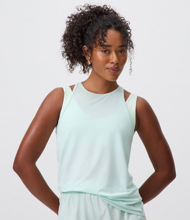 Musculosa Nadador Deportiva en Microfibra