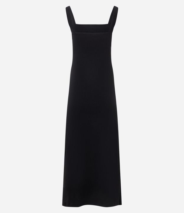Vestido Midi en Bengalina con Fruncido Lateral 7