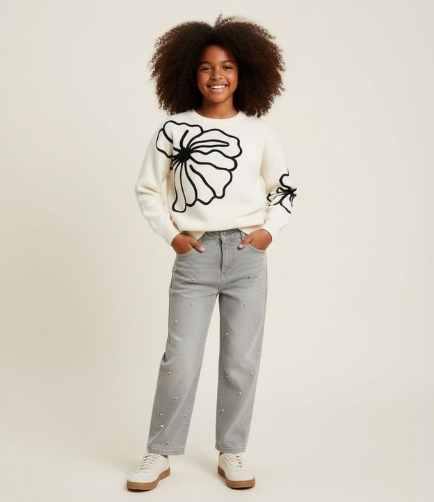 Pantalón Infantil Recto en Jeans – Talle 5 a 14 años
