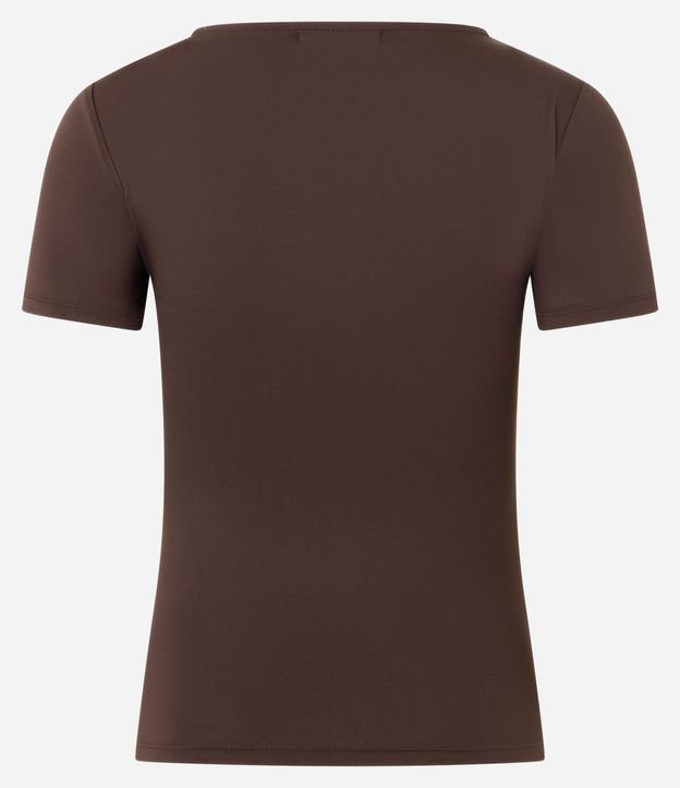 Blusa Regular en Poliamida con Escote Bote 3