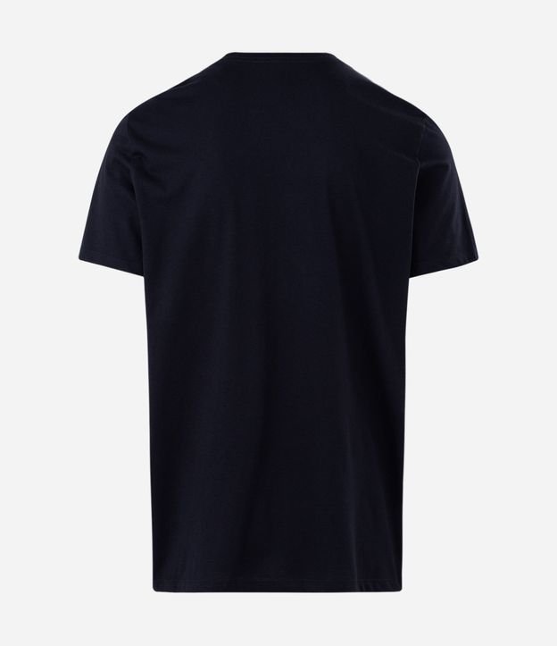 Remera Regular Manga corta en Algodón con Lettering e Ícones 2