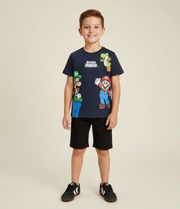 Remera Infantil Manga Corta Estampa de Super Mario – Talle 4 a 10 años 1