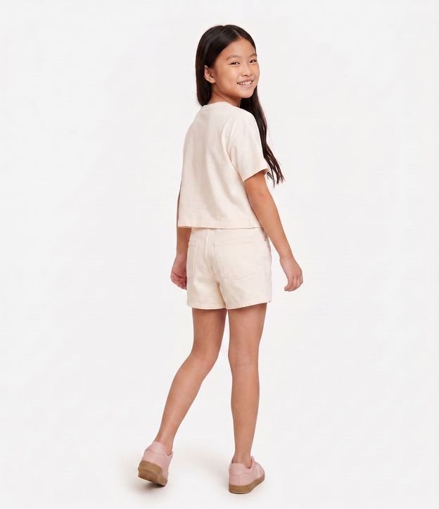 Remera Infantil Boxy con Estampa de Ballerina – Talle 5 a 14 años 3