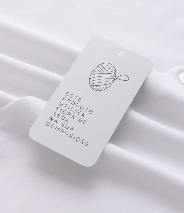 Camisa Regular en Fibra de Seda 7
