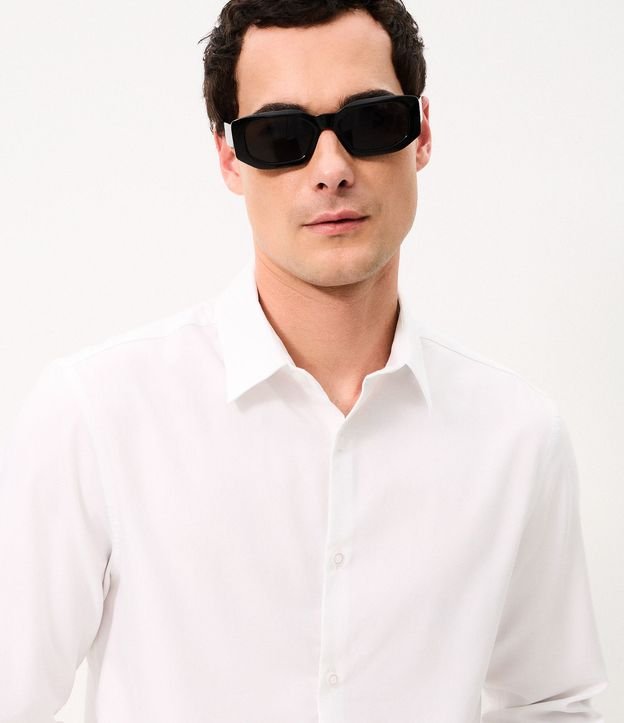 Camisa Regular en Fibra de Seda 4