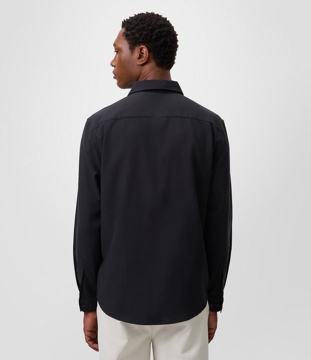 Camisa Regular en Fibra de Seda 3