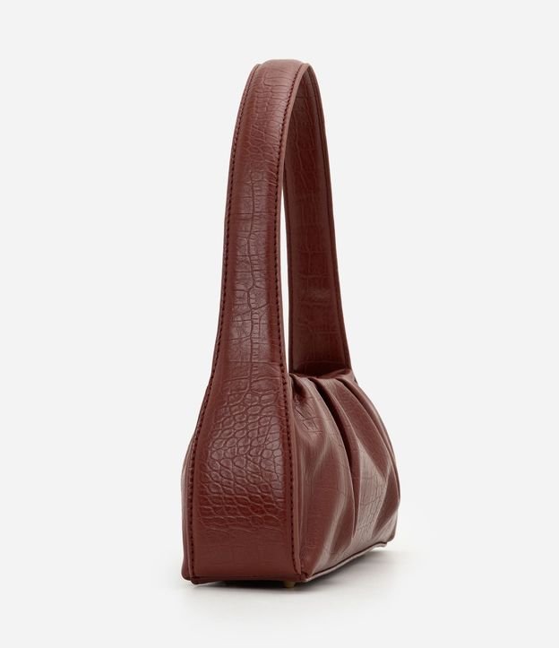 Cartera Baguette en PU con Textura Crocco 2