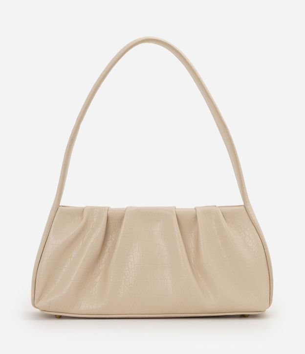 Cartera Baguette en PU con Textura Crocco 3